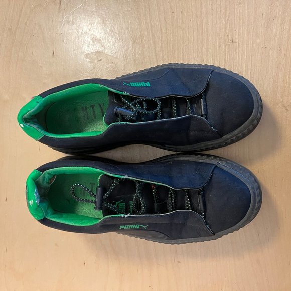 FENTY X Puma Cleated Creepers - Green / Black - Picture 3 of 5